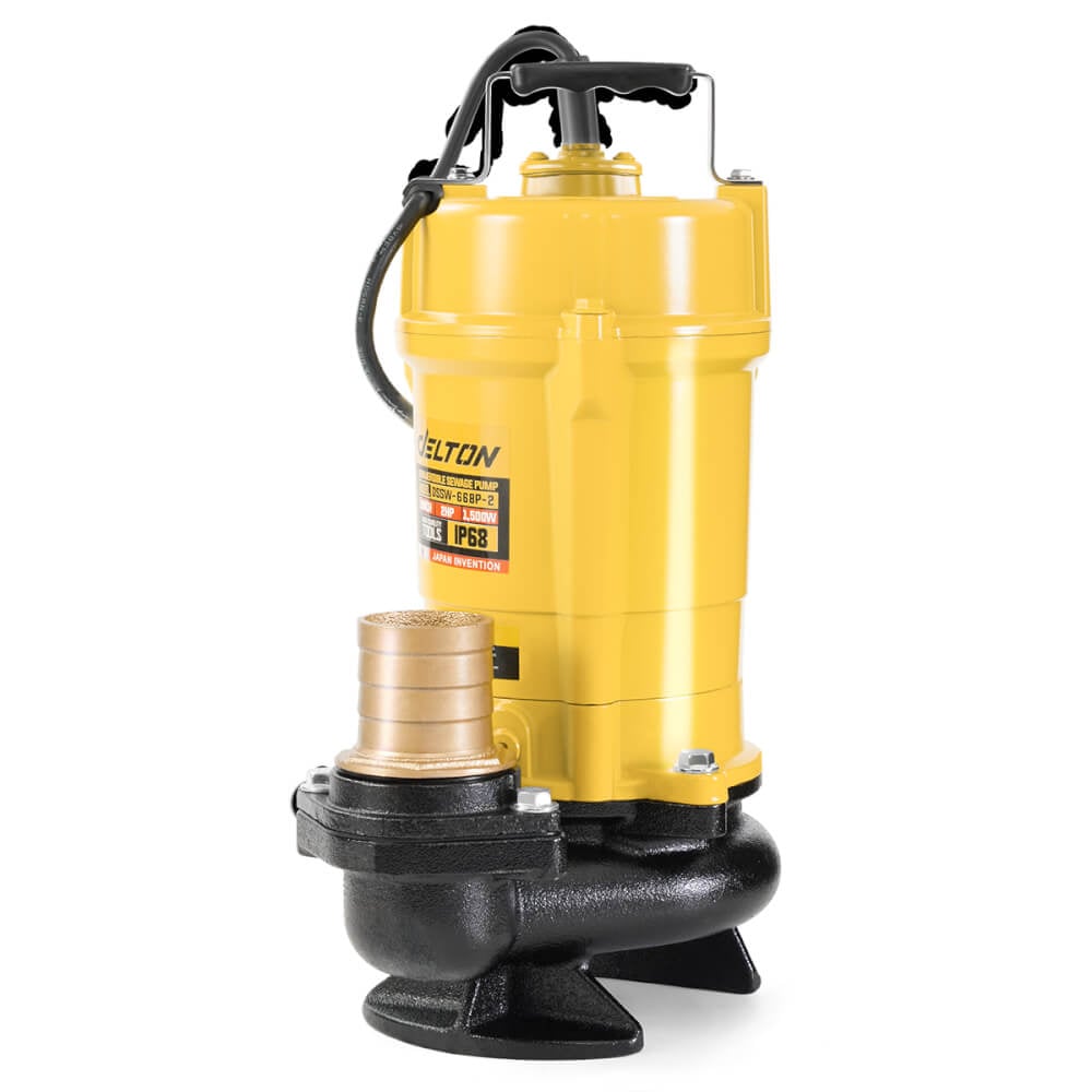 ปั๊มจุ่ม DELTON รุ่น DSSW-668P-2 ขนาด 2 นิ้ว 2HP 1,500W